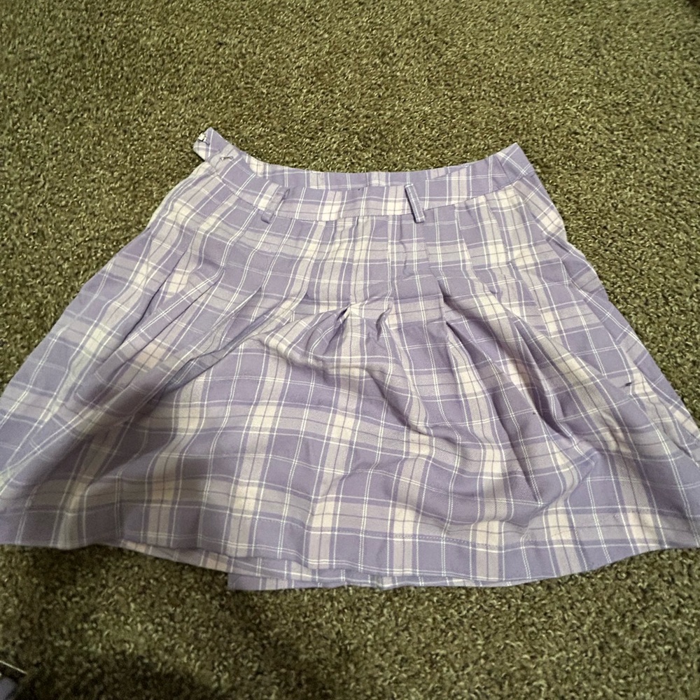 Hot topic plaid skirt